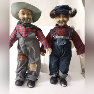 Vintage Set of 2 HOBO Junction Porcelain 1990.